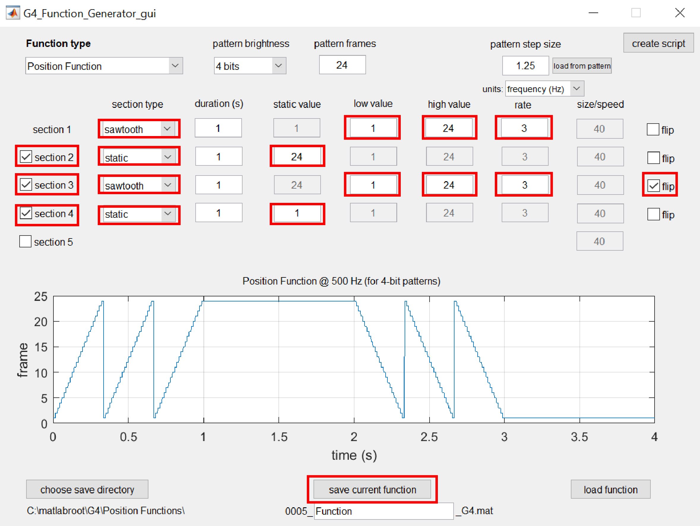 Tutorial Generate functions for an experiment [“LED Displays”]